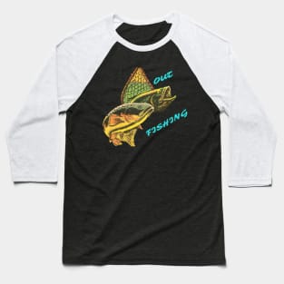 Out Fishing! Baseball T-Shirt